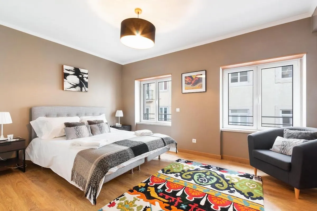 Exquisite Townhouse For 8 In Lisbon City Center 0*,